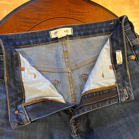 Madewell curvy high-rise skinny jeans. Soft, slimming, stretchy. Medium Blue. 28 - Picture 7 of 13